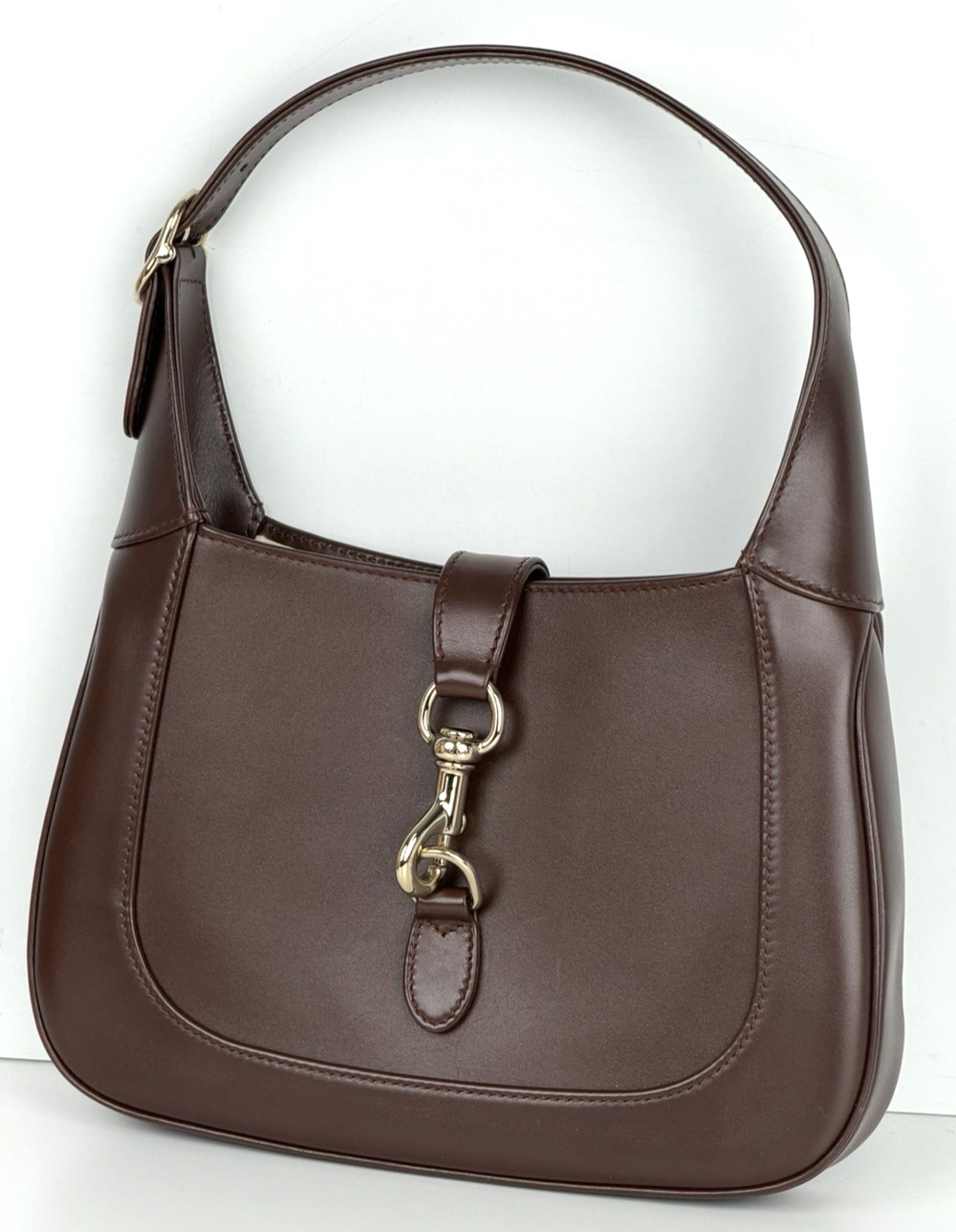 Gucci Jackie 1961 Hobo Brown Leather Shoulder Bag Small C-4